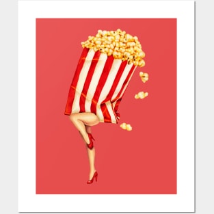 Movie Girls Popcorn Girl Posters and Art